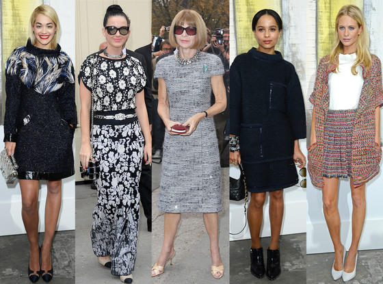 Katy Perry, Rita Ora, Anna Wintour, Zoe Kravitz, Poppy Delevingne, Chanel, Paris Fashion Week Katy Perry, Rita Ora, Anna Wintour, Zoe Kravitz, Poppy Delevingne, Chanel, Paris Fashion Week